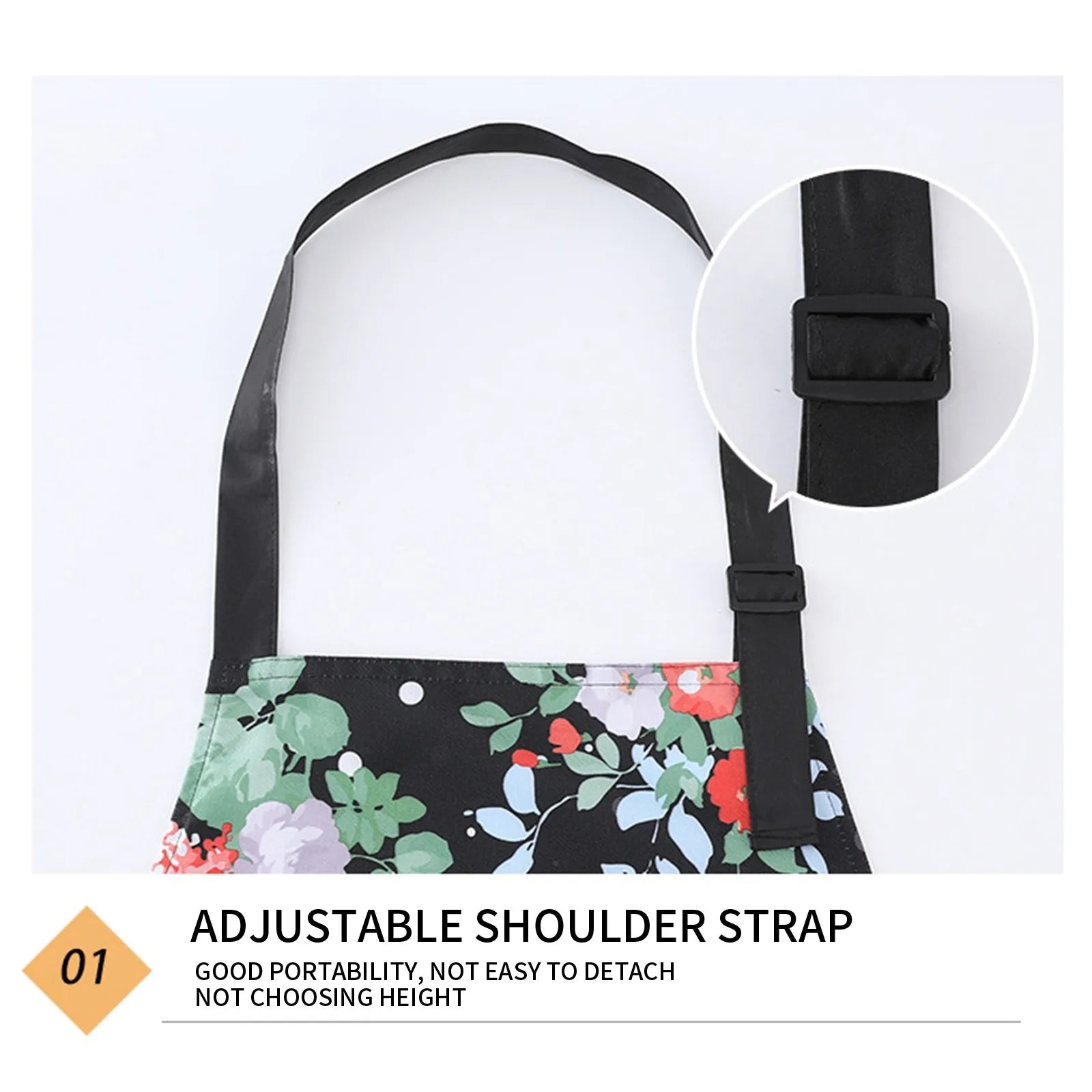 Printed Pockets. Fashionable Kitchen Cooking Aprons