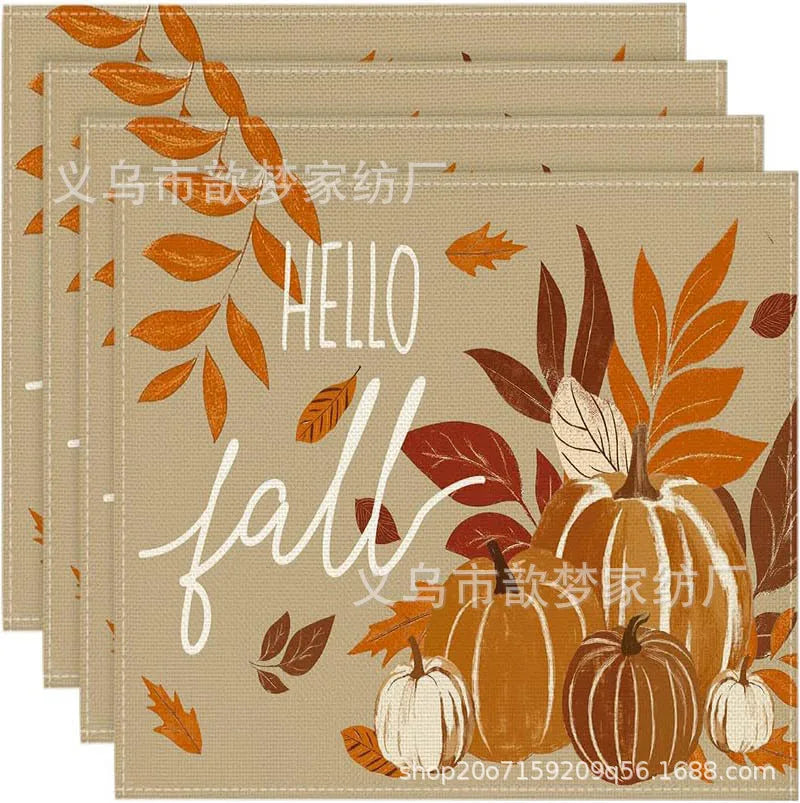 Fall themed placemats include: Autumn Pumpkin, Thanksgiving Turkey, Halloween