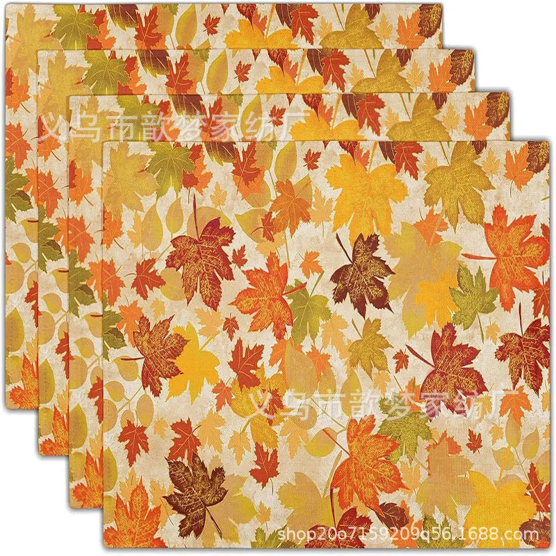 Fall themed placemats include: Autumn Pumpkin, Thanksgiving Turkey, Halloween