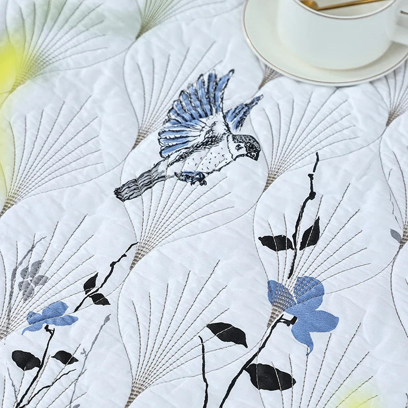 3Piece Cotton Quilt Set Bedspread.   Quilted Pillowcases