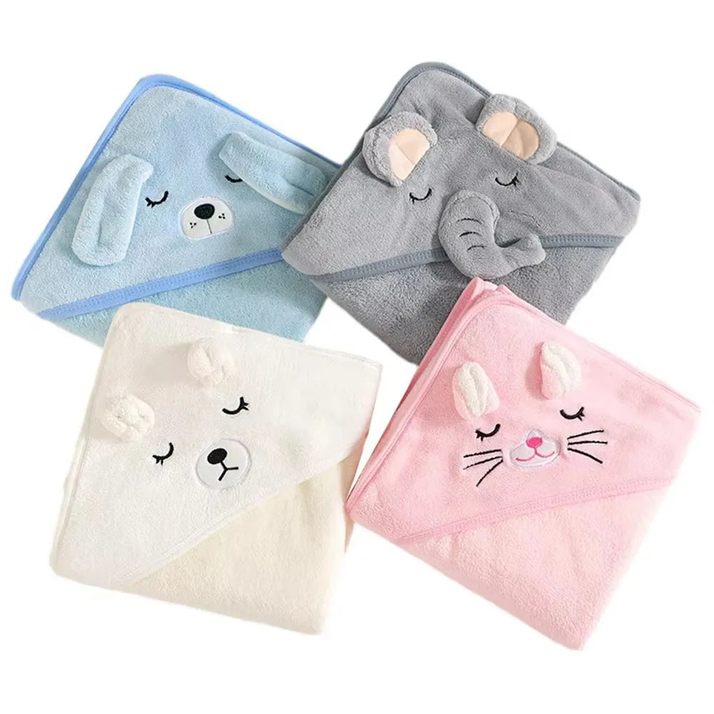 Cartoon Animal Soft Baby Bath Towels